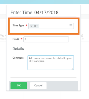 Timesheet Code Legend Coding Time to LEE Work - TFA Homeroom